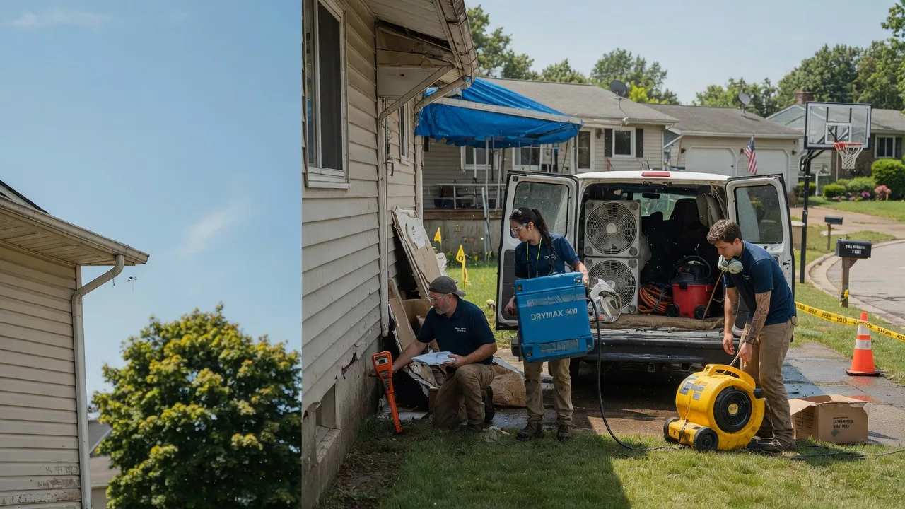 Ceiling Leak Cleanup in Franklin Square, NY near me